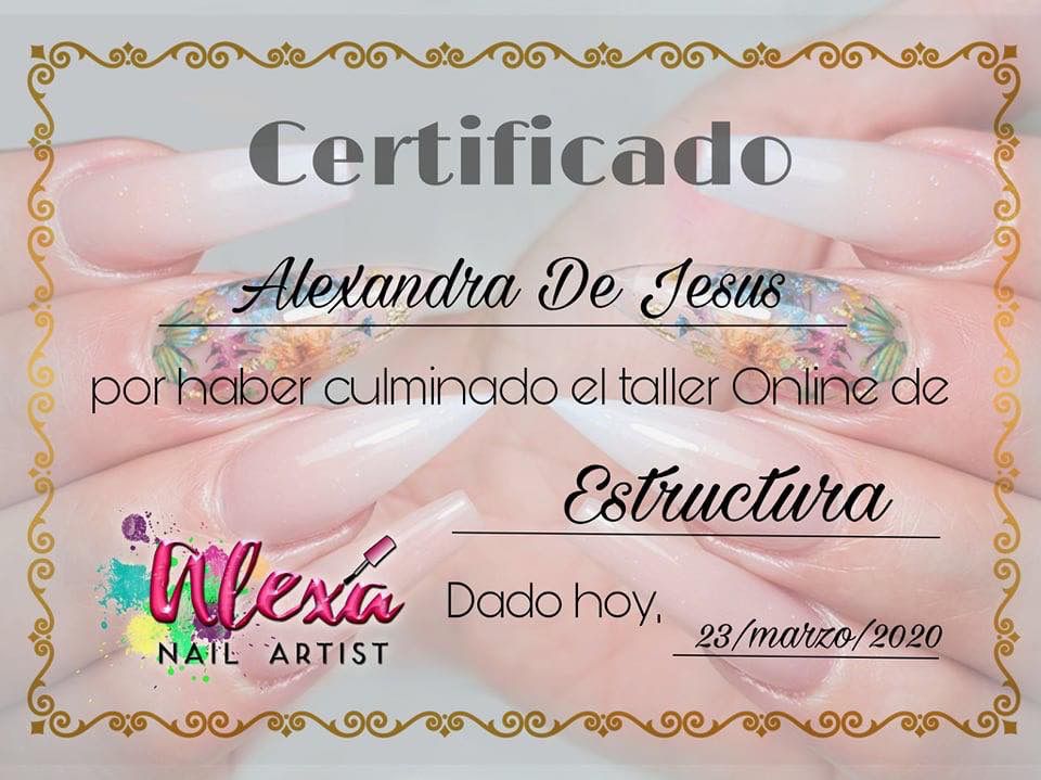 Certificado Acrílico Avanzado
